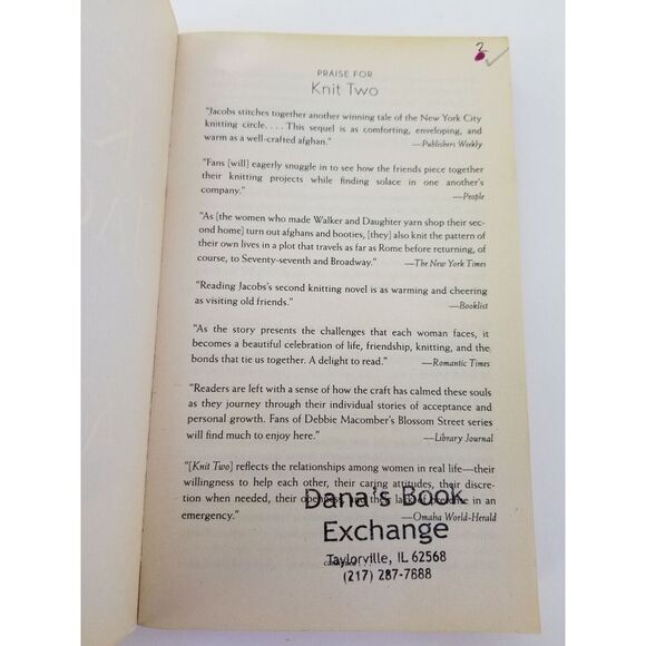 Friday Night Knitting Club 3 Book Series By Kate Jacobs Knit Two Knit The Season - Picture 9 of 9